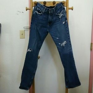 Abercrombie Kids pre ripped jeans Size 16-Used